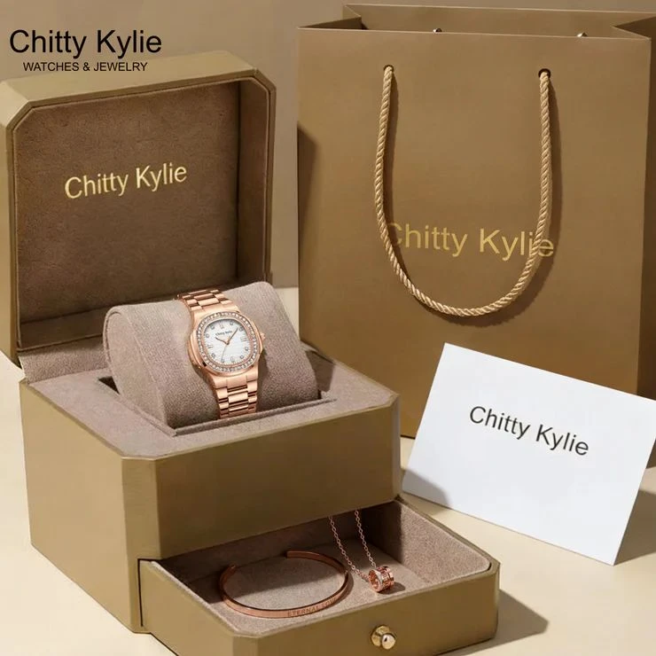 Rose Gold Luxe Watch (Chitty Kylie Quality)