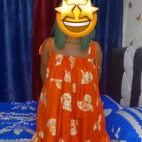 Ankara Strap Dress - View 2