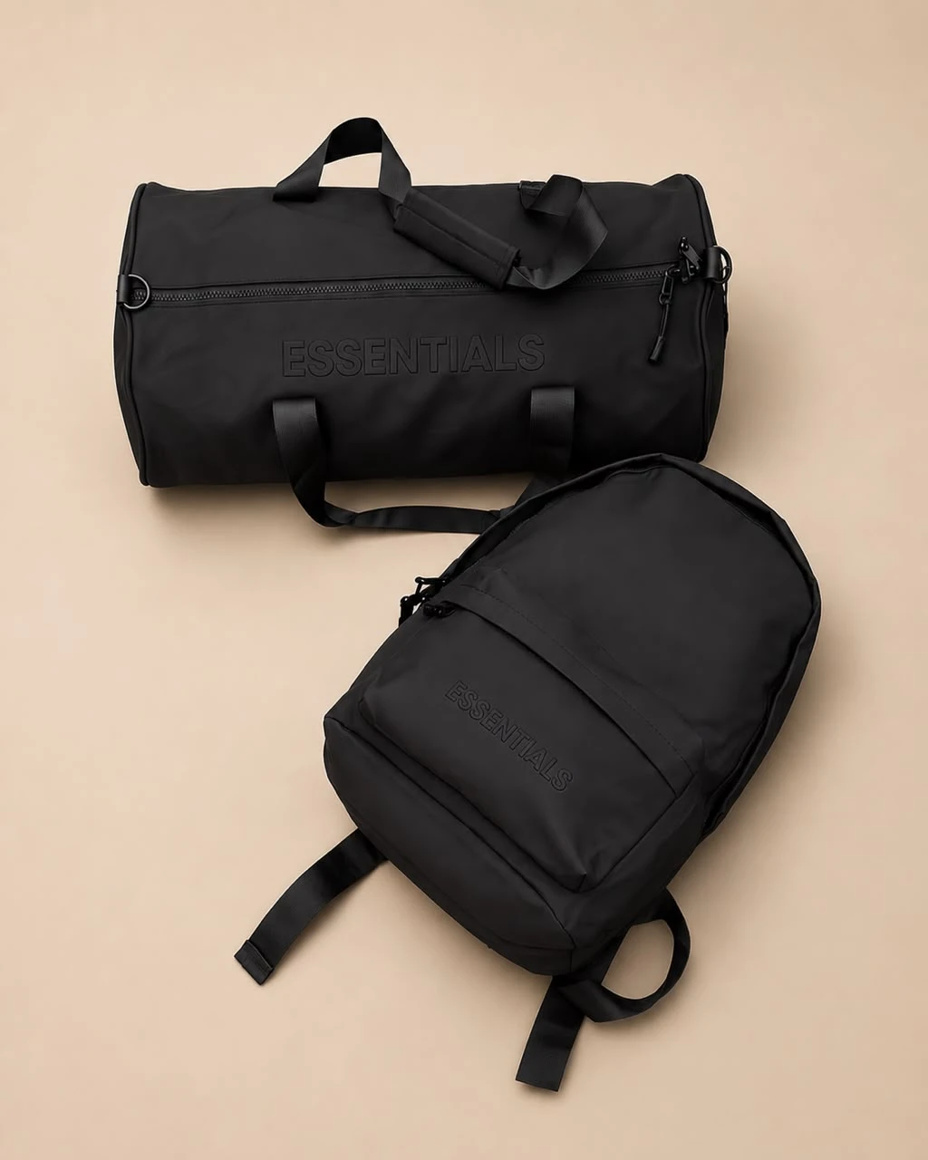 2 in 1 Essentials Travel Duffel Bag and Backpack Set – Short Travel, Weekender bags, Gym, School, Excursion Carryall