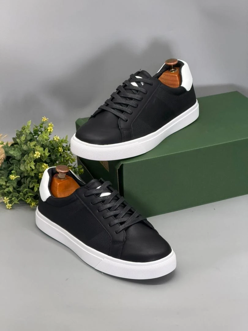 Timberland Classic Flat Sole Black and White Leatherette Casual and Semi official Sneakers for men and women - Main View