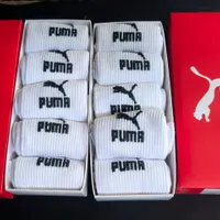 Puma 5 Set Pack Cotton Branded Athletic Socks – Versatile for Everyday Use Comfort  abd Sports - View 1