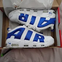 Bold Red & Grey Nike Air More Uptempo Men's Sneakers - Iconic Lifestyle Athletic Shoes for Ultimate Style & Comfort - View 2