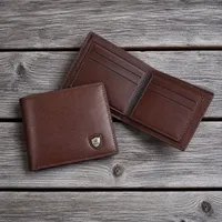 A gentleman's Premium Bi-Fold Wallet with multiple Space and Slots for money ID cards  - View 3