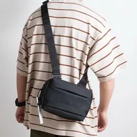 Unisex ESSENTIALS Fear of God Embossed Crossbody Side Shoulder Bag – Stylish  Versatile Streetwear Sling Pouch in Black  Khaki for Everyday Essentials - View 4
