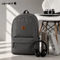 Carhartt Classic Canvas Leather Durable Everyday Backpack - Versatile Rucksack for School, Work, Travel - View 1