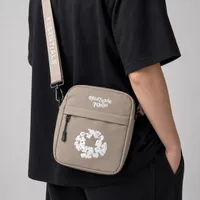 Essentials Khaki Crossbody Bag with Ready-made Tears Print - Stylish  Durable Shoulder Sling for Daily Essentials  Streetwear Look - View 1