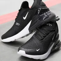 Nike Air Max 270 Classic Black and White Breathable Mesh Running Trainers Sneakers Sheo with Air Cushioning – Ultimate Comfort Sneakers - View 2