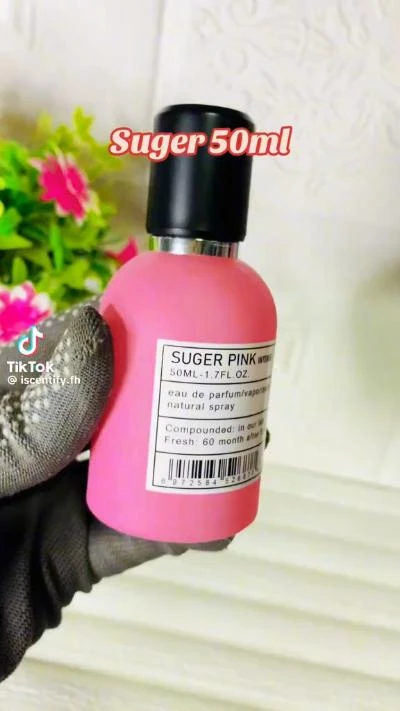 SUGER PINK Women's Eau de Parfum 50ml - Sweet & Elegant Natural Spray Fragrance - Main View