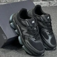 New Balance ABZORB 2000 sneakers Black Mesh Trainers Running Shoes with Dynamic Cushioning Sole - Sleek Performance Athletic Sneakers - View 2