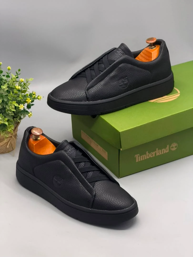 Men's Timberland High Quality Leather Slip-On Casual and Semi-formal Sneakers Slat Sole Men's Shoe - Main View