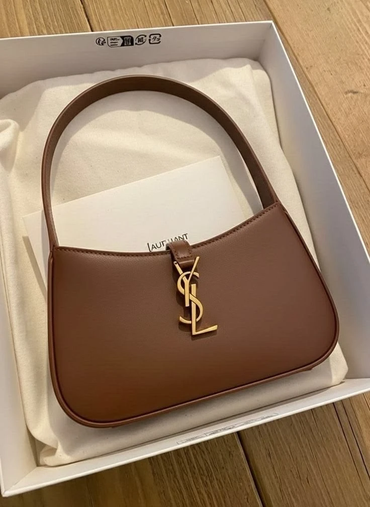 YSL genuine leather cute  classic minimalist fashion ladies underarm shoulder small mini bags 