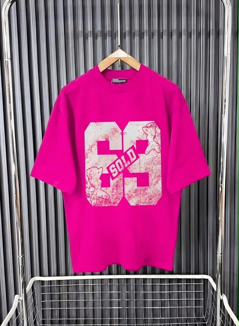 Quality 350grams Swan Graphic Open Size T-Shirt - Premium Cotton Comfort Tee for Modern Streetwear Style