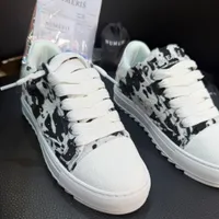 NUMERÍS Original Men's Statement Cow Print Low-Top Sneakers - Black  White Chunky Sole Fashion Kicks - View 4