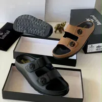 Men's Timberland Premium Adjustable Strap Slides Sandals - Durable Comfort Footwear for Stylish Everyday Wear, Available in Black and Brown Colors - View 1
