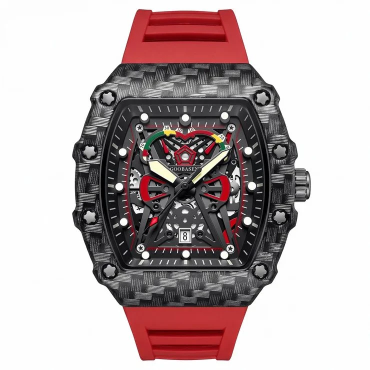 Black Phantom Skeleton Watch