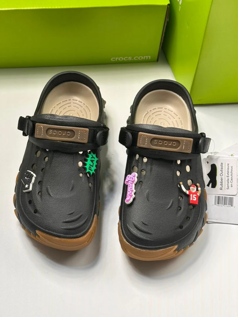 Crocs Original Echo Clogs Sandals Slippers Slides with Silicon Stickers