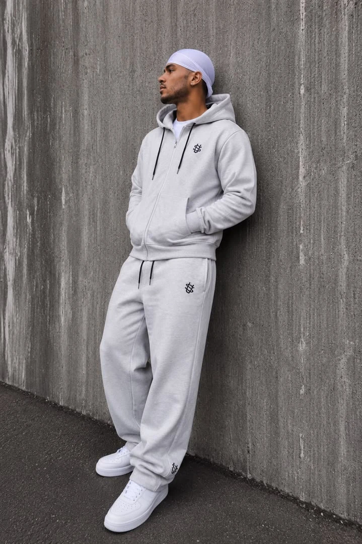 Men's Daily Paper Full Zip Hoodie  Wide Leg Sweatpants Tracksuit Set - Premium Comfort Co-ord - Available in different colors 