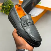 Berluti Men's Leather Simple Loafers with Horsebit Detail - Comfortable Slip-On Dress and Casual Shoes for Stylish Ghanaian Gentlemen - View 2