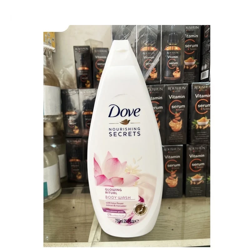 Dove Moisturizing body lotion and Shower gel