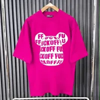 Black Geometric Homer Simpson350g Graphic T-Shirt - Relaxed Fit Casual Streetwear Tee - View 2