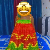 Ankara Strap Dress - View 3