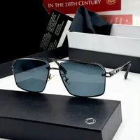 Montblanc Men's Luxury Square Frame Sunglasses - Premium Designer Shades with Dark Lenses for Stylish UV Protection - View 1