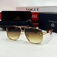 Maybach Visionaire Men's Luxury Square Aviator Sunglasses - Gradient Lenses, Sleek Metal Frame & Iconic Design for Ultimate Style - View 2