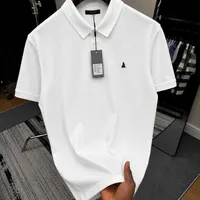 Men's Elegant Black Polo Shirt - Premium Short Sleeve Casual  Smart Top with Distinctive Sailboat Embroidery Style for Everyday Comfort - View 2
