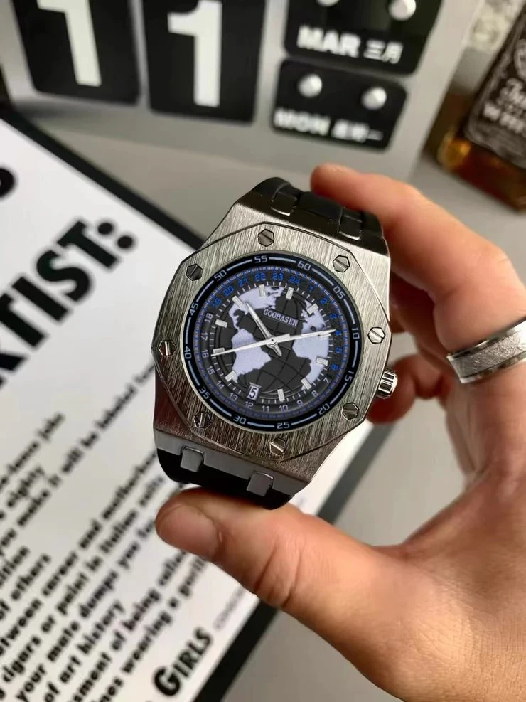 Executive Watch with Glow effect(Free Bracelet)