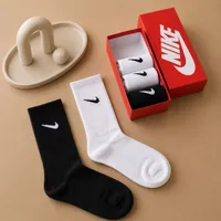 Nike Unisex Everyday Essential Crew Socks 5-Pair Pack - Classic Black and White Athletic Sportswear for Men  Women - View 1