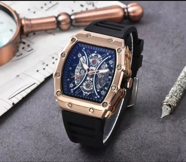Black Phantom Skeleton Watch