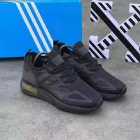 Adidas ZX 2K Boost All Black Unisex Sports Running Sneakers Shoe - Comfortable  and Breathable Everyday Trainers - View 2