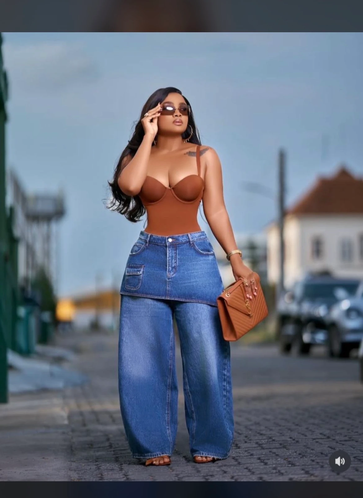 jeans and a body suit