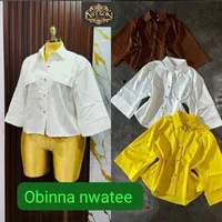 Women's Chic Collared V-Neck Button-Down Shirt with Rolled Short Sleeves & Dual Pockets - Effortless Casual Blouse for Modern Style - View 4