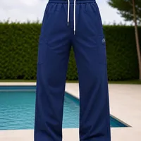Wide Leg Cargo Joggers Sweatpants - Ultimate Comfort Effortless Style with Adjustable Ankles for Men Relaxed Fit Fleece Joggers - View 2