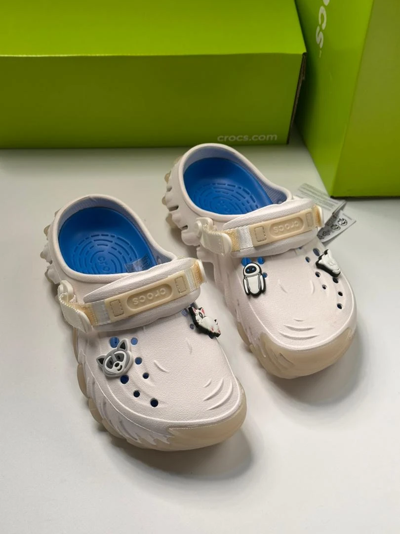 Crocs Original Echo Clog Sandals Slippers Slides Black  
