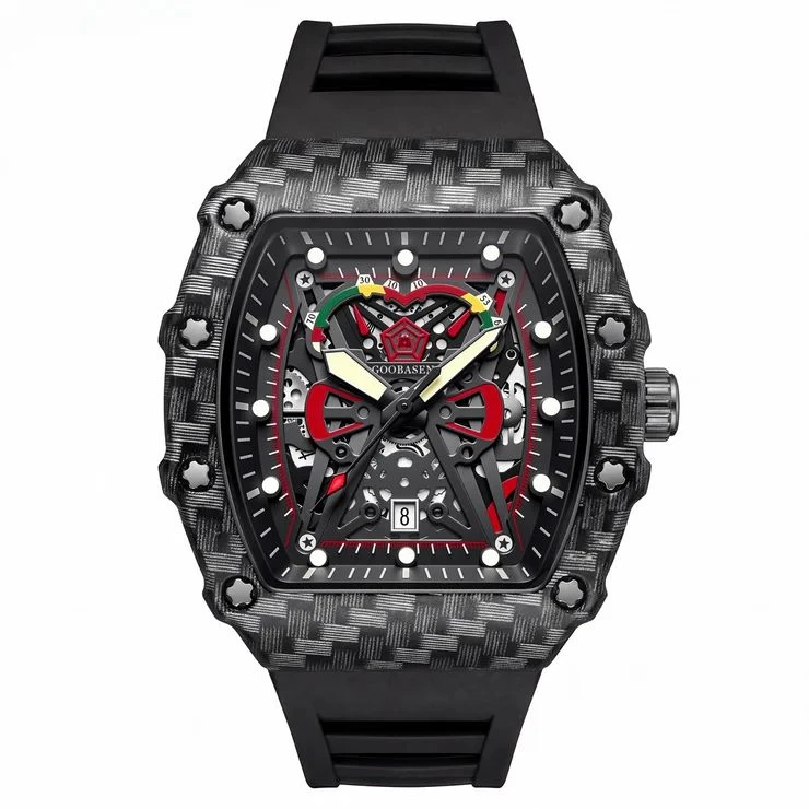 Black Phantom Skeleton Watch