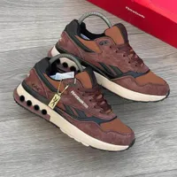 Men's Reebok Classic Lifestyle Sneakers - Premium Brown Suede & Mesh Casual Trainers with Durable Sole for Everyday Style - View 1