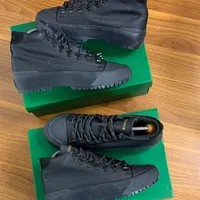 Men's Lacoste Black Gripshot Winter Boot Urban Trek Mid-Top Sneakers - View 1