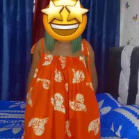 Ankara Strap Dress - View 4