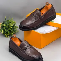 Berluti Men's Leather Simple Loafers with Horsebit Detail - Comfortable Slip-On Dress and Casual Shoes for Stylish Ghanaian Gentlemen - View 4