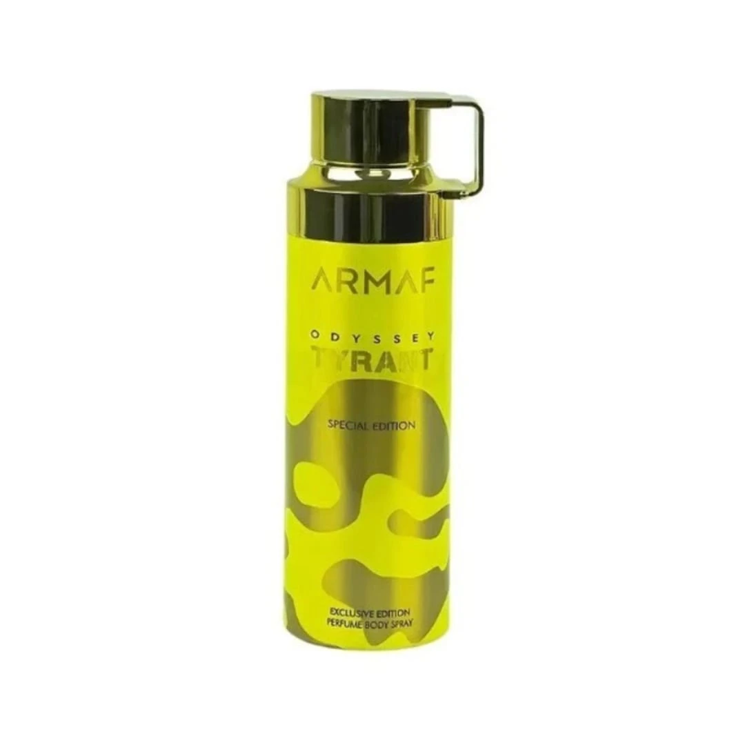 ARMAF Odyssey Tyrant Special Edition Men's Long-Lasting Perfume Body Spray - Bold & Fresh Scent