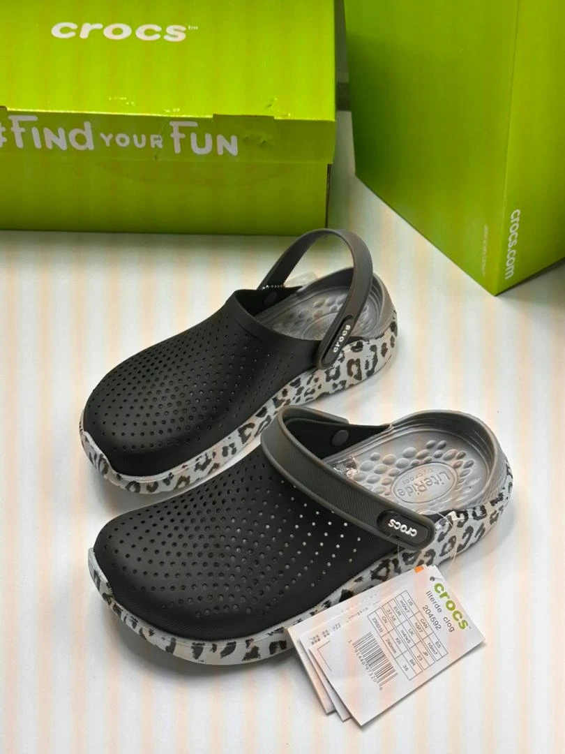 Crocs Original Iconic LiteRide Clog Sandals Slippers Slides 