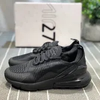 Nike Air Max 270 Triple Black Sneakers – Iconic Comfort Style for Everyday Wear  Running Trainer Performance Shoe Breathable Mesh with Responsive Air Cushioning - View 3