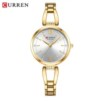 Women's CURREN 9092 Elegant Silver and Gold Crystal Watch Classic Fashion Wristwatch - Quartz Watch Fashion Luxury Elegant Stainless Stee - View 2