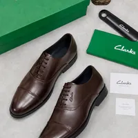 Men's Clarks Black Leather Oxford Style Brogue Shoes for office and official executive shoe - View 1
