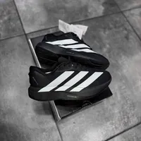 Adidas Original Adizero EVO SL Lightstrike Pro Performance Sport Running Shoes - Sleek Black White Lightweight Athletic Sneakers for Speed Training - View 2