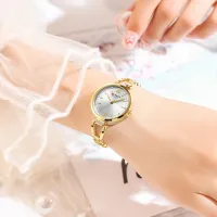 Women's CURREN 9092 Elegant Silver and Gold Crystal Watch Classic Fashion Wristwatch - Quartz Watch Fashion Luxury Elegant Stainless Stee - View 3