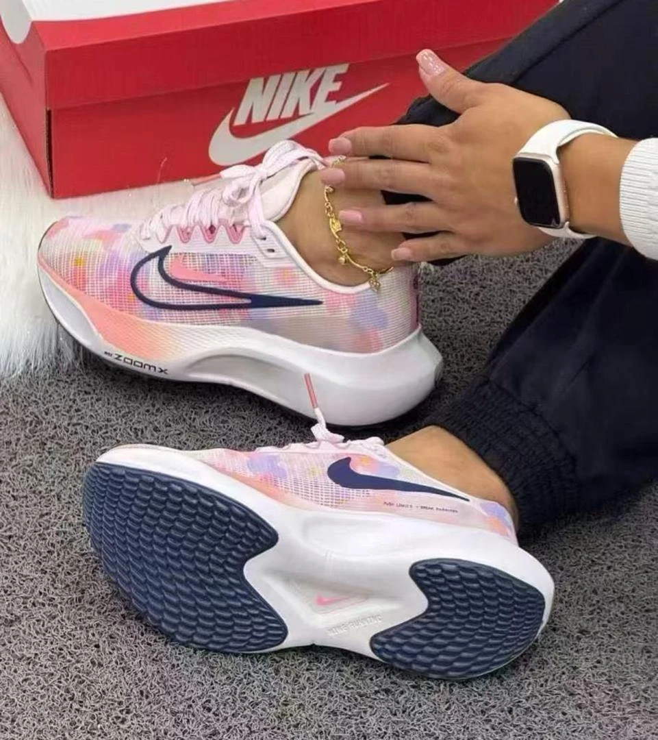 Women's Nike ZoomX Pastel Multicolor Running Shoes – Lightweight & Stylish Performance Trainers for Dynamic Workouts & Everyday Comfort