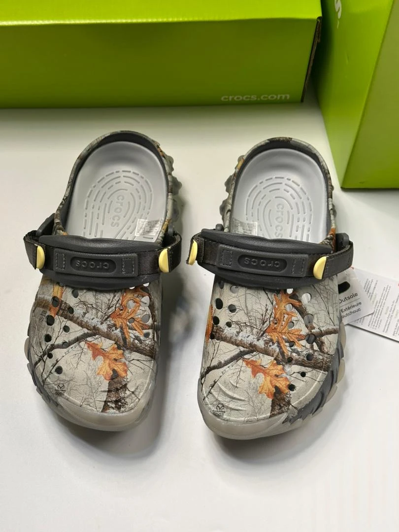 Crocs Original Echo Clogs Sandals Slippers Slides with Silicon Stickers